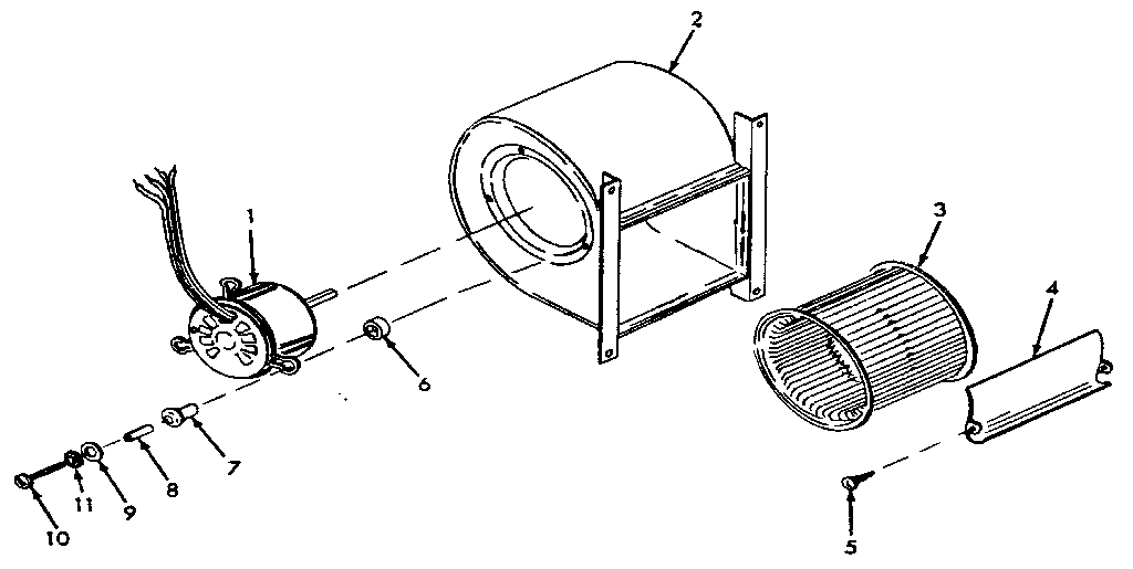 Kenmore 867766721 h-q blower assembly diagram