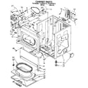 Kenmore 11096292110 cabinet diagram
