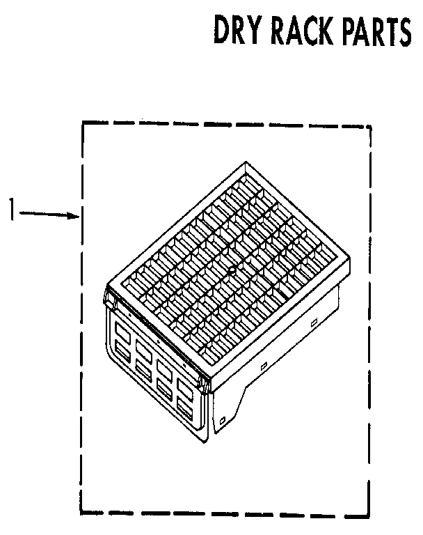 Kenmore 11096292110 dry rack diagram