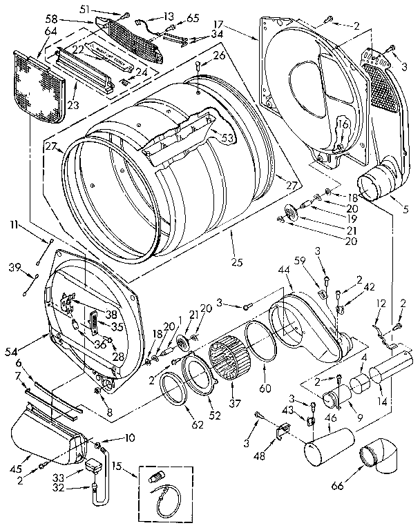 Kenmore 11097292810 bulkhead diagram