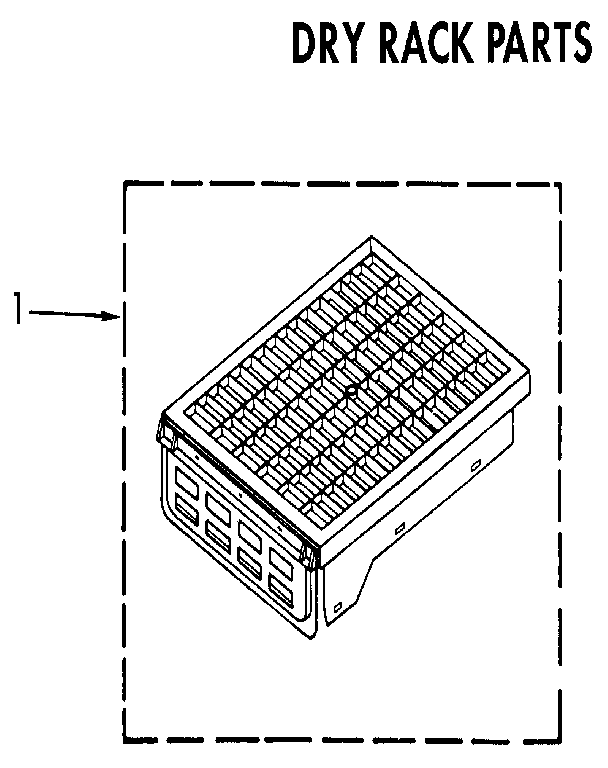Kenmore 11097292810 dry rack diagram