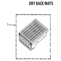 Kenmore 11097292810 dry rack diagram