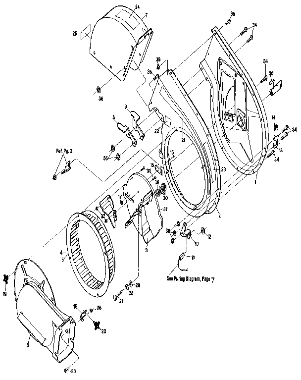 Troybilt 47279 shredder assembly diagram