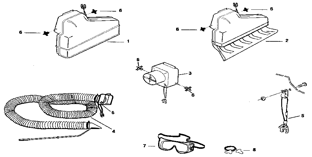 Troybilt 47279 attachments and accessories diagram