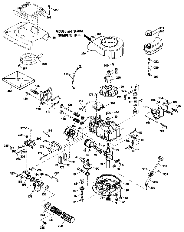 Craftsman 917373680 replacement parts diagram