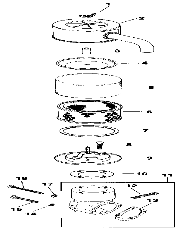 Craftsman 917250050 air intake diagram