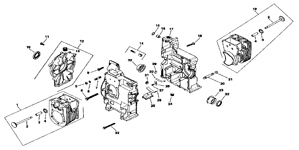 Craftsman 917250050 crankcase diagram