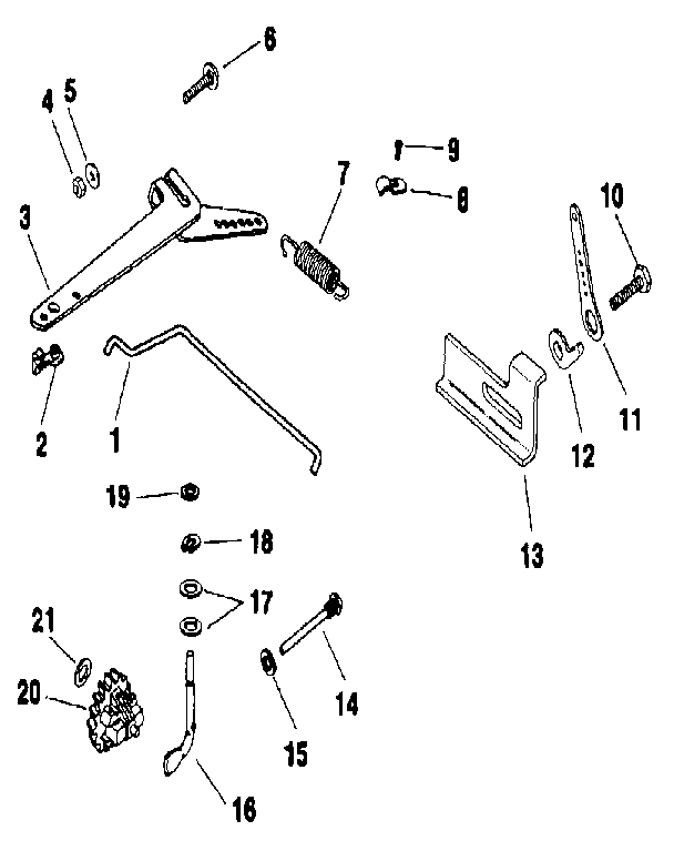 Craftsman 917250050 governor diagram