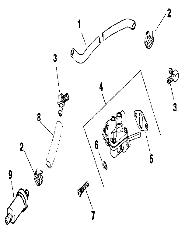 Craftsman 917250050 fuel pump diagram
