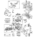 Craftsman 917257560 air cleaner body and carburetor assembly diagram