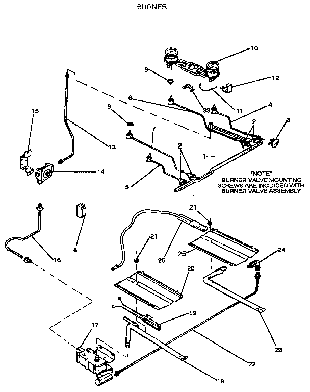 Kenmore 7916302890 burner diagram