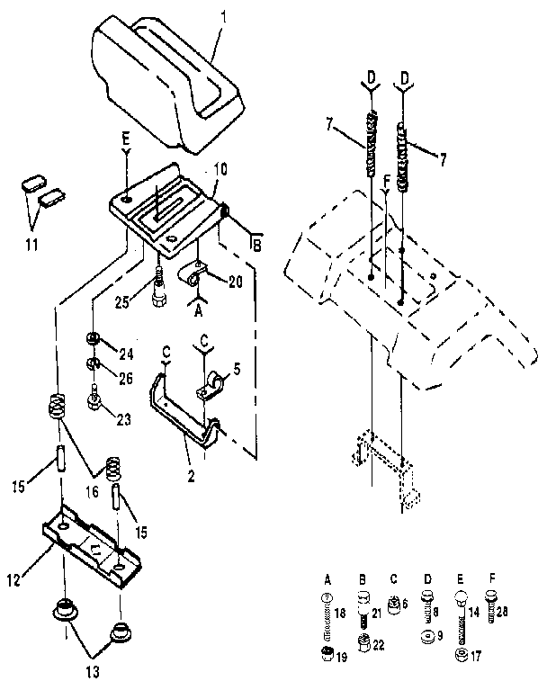 Craftsman 917254860 seat assembly diagram