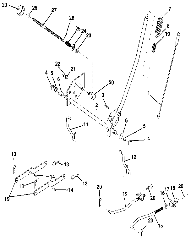 Craftsman 917254860 lift diagram