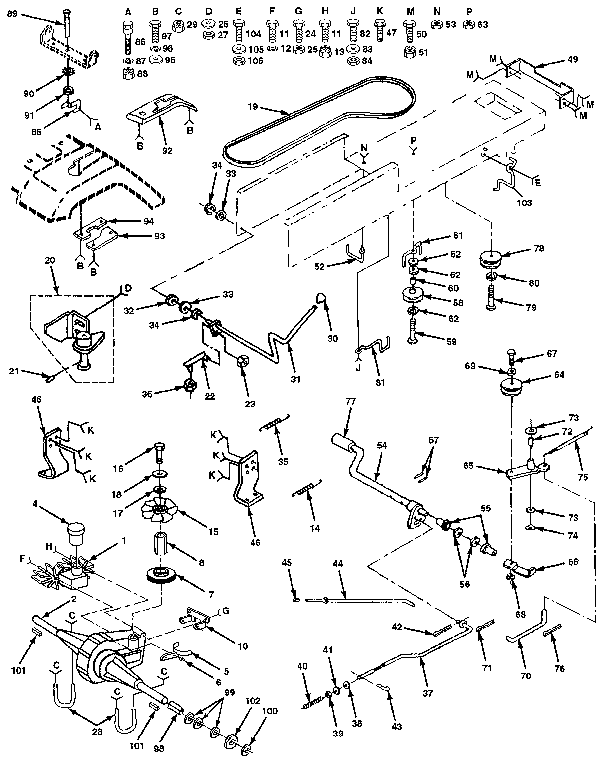 Craftsman 917255460 drive diagram