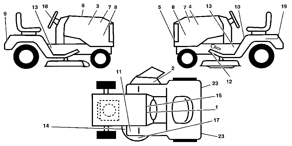 Craftsman 917255460 decals diagram