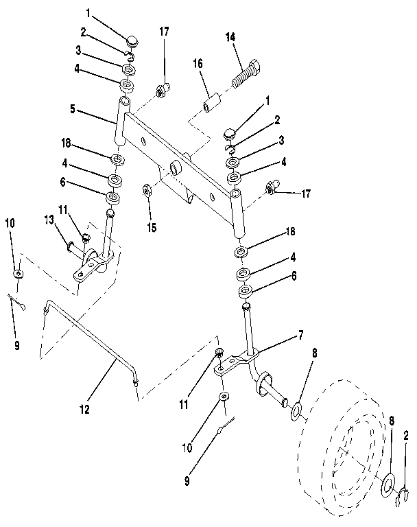 Craftsman 917256921 front axle diagram