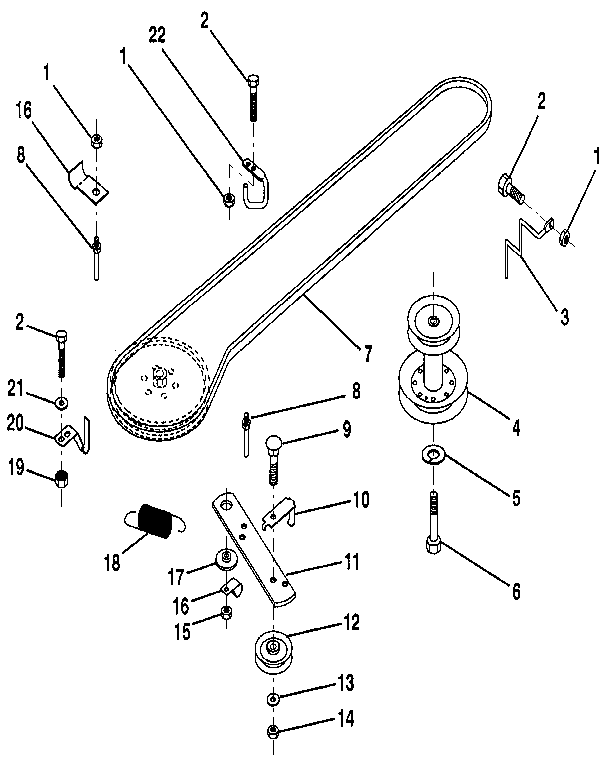 Craftsman 917256921 ground drive diagram