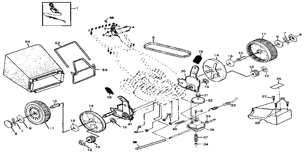 Craftsman 917373230 drive assembly diagram