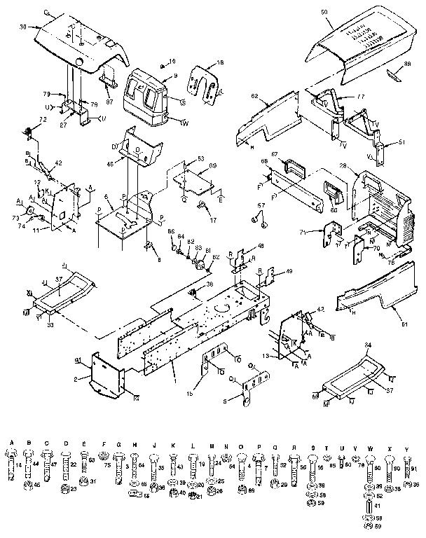 Craftsman 917255694 chassis and enclosures diagram