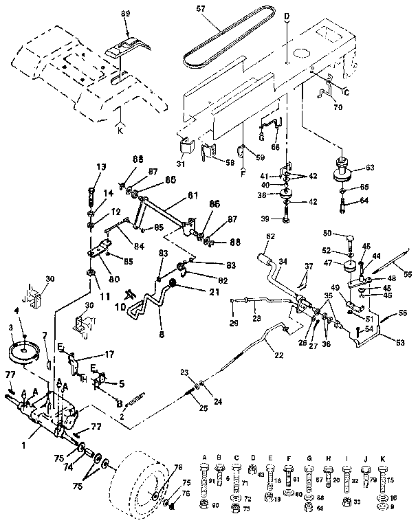 Craftsman 917255694 drive diagram