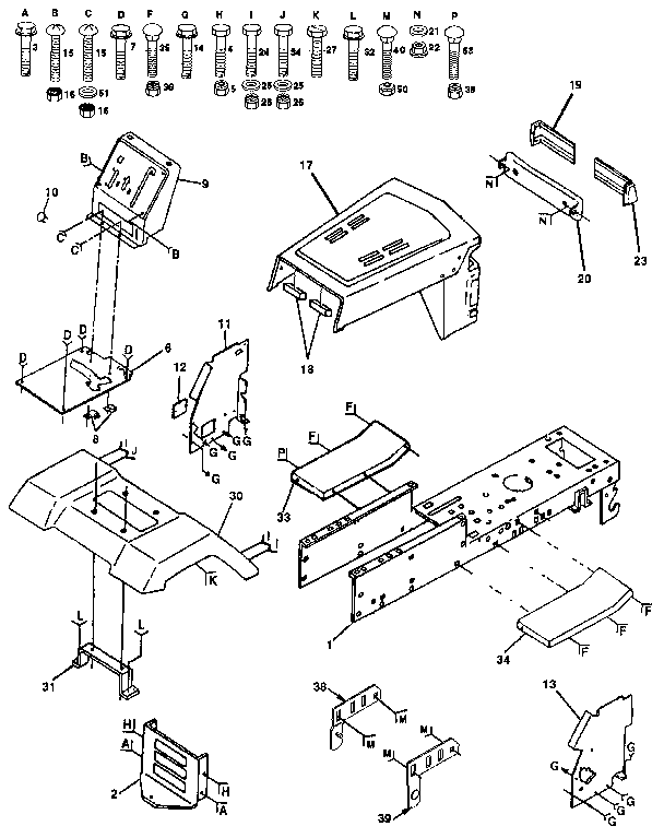Craftsman 917257290 chassis and enclosures diagram