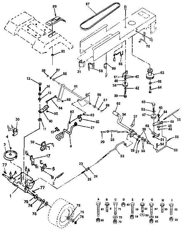 Craftsman 917257290 drive diagram
