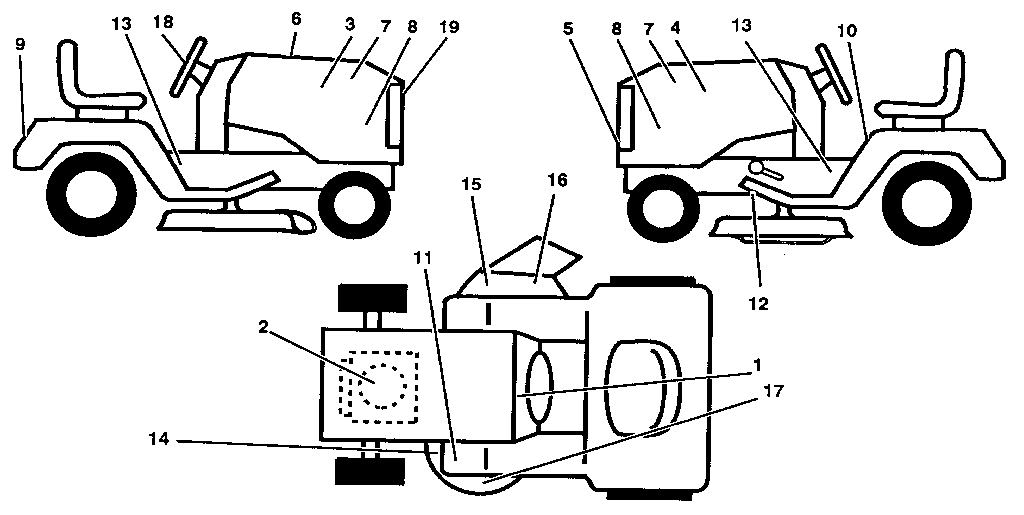 Craftsman 917257290 decals diagram