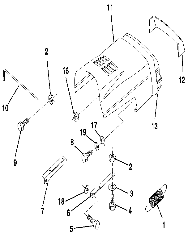 Craftsman 917256930 hood diagram