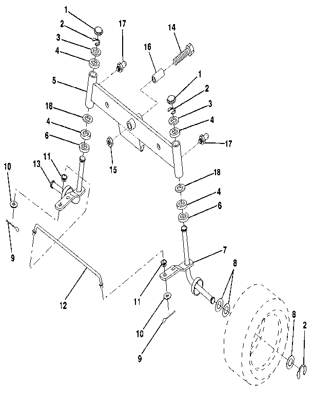 Craftsman 917256930 front axle diagram