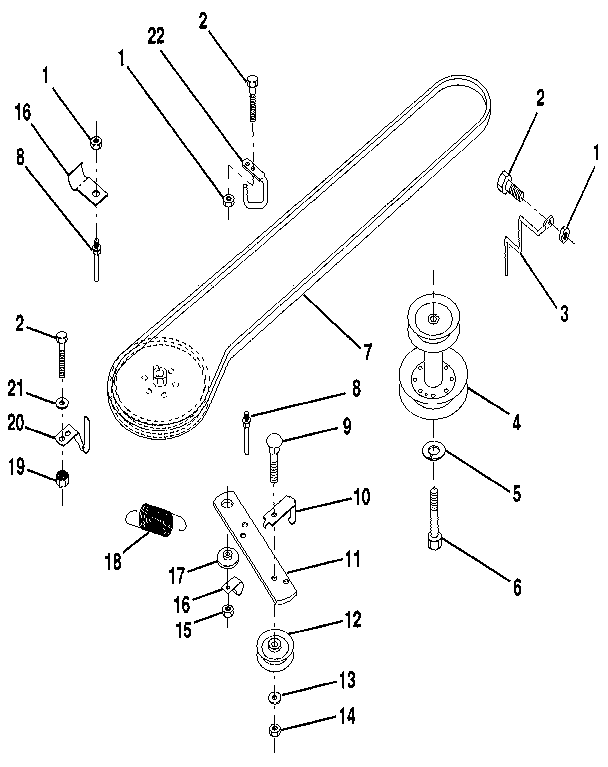 Craftsman 917256930 ground drive diagram