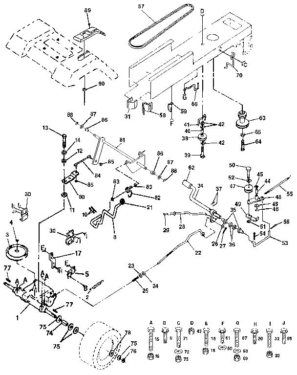 Craftsman 917254850 drive diagram