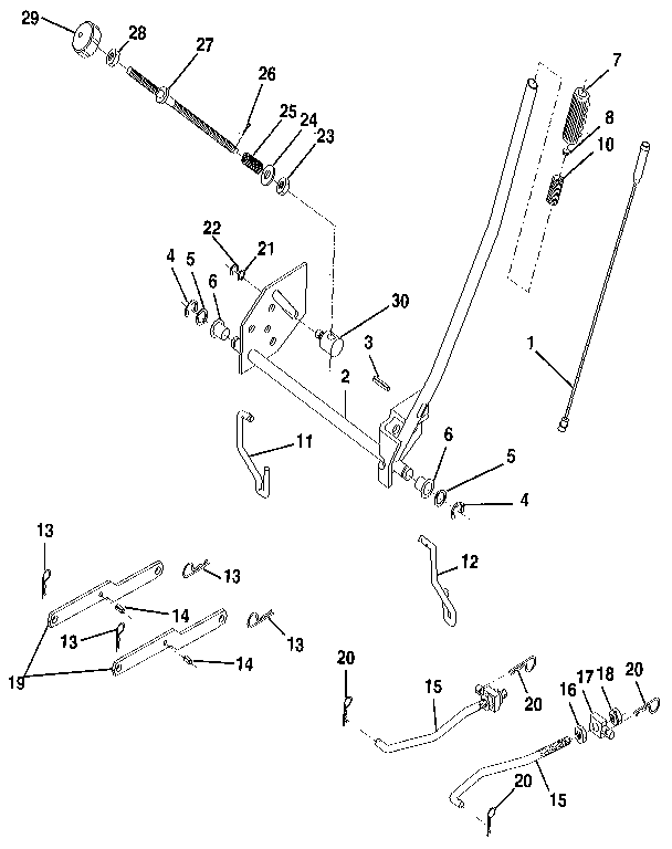 Craftsman 917254850 lift diagram