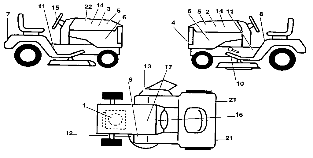 Craftsman 917255890 decals diagram