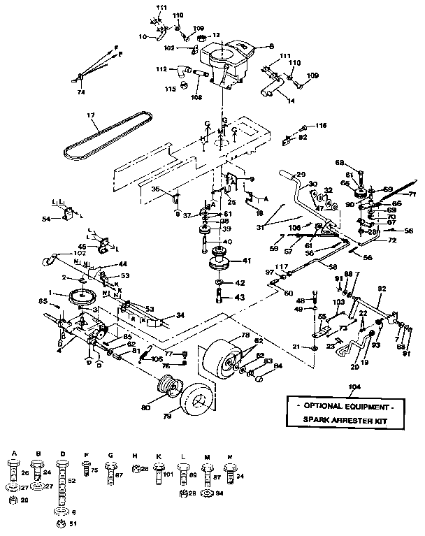 Craftsman 917255890 drive diagram