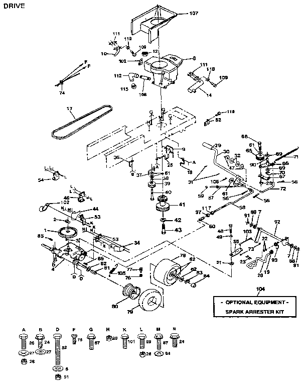 Craftsman 917255942 drive diagram