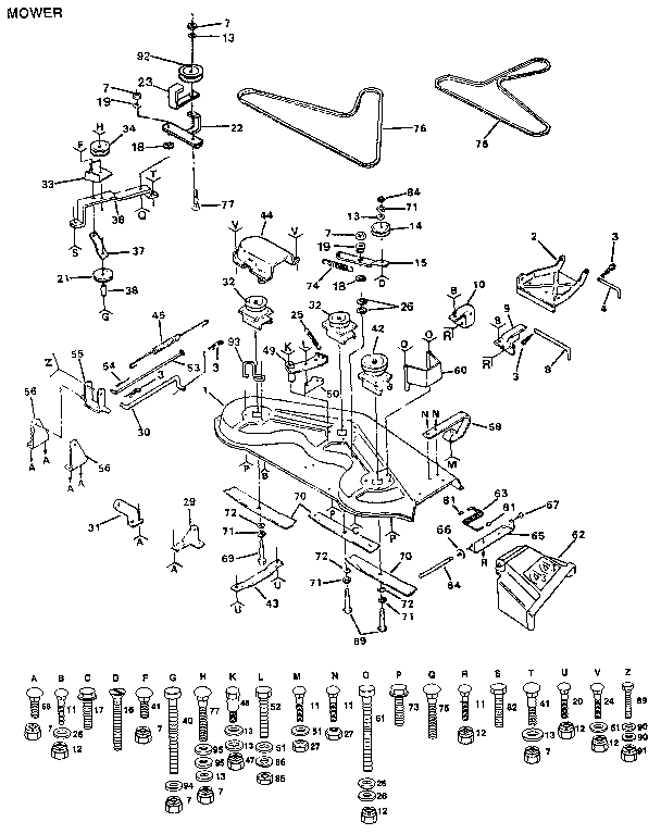 Craftsman 917255942 mower diagram