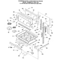 Kenmore 9119871193 main top section diagram