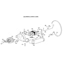 GE DDE7906RAL blower & drive asm. diagram