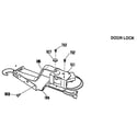 Kenmore 9113042591 door lock diagram