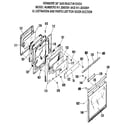 Kenmore 9113042591 door section diagram