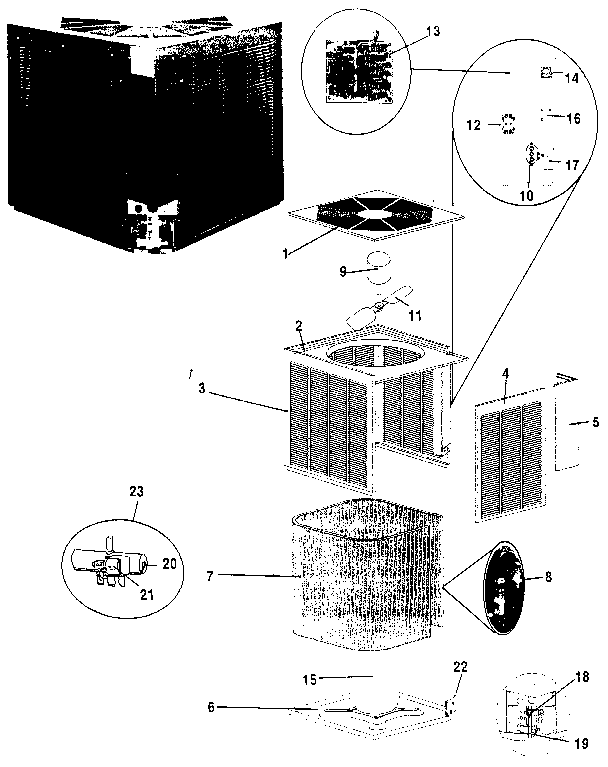 Rheem PGC036DAS replacement parts diagram