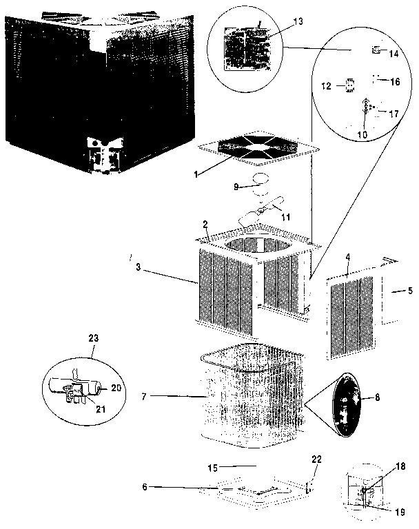 Rheem PGC036JAS replacement parts diagram