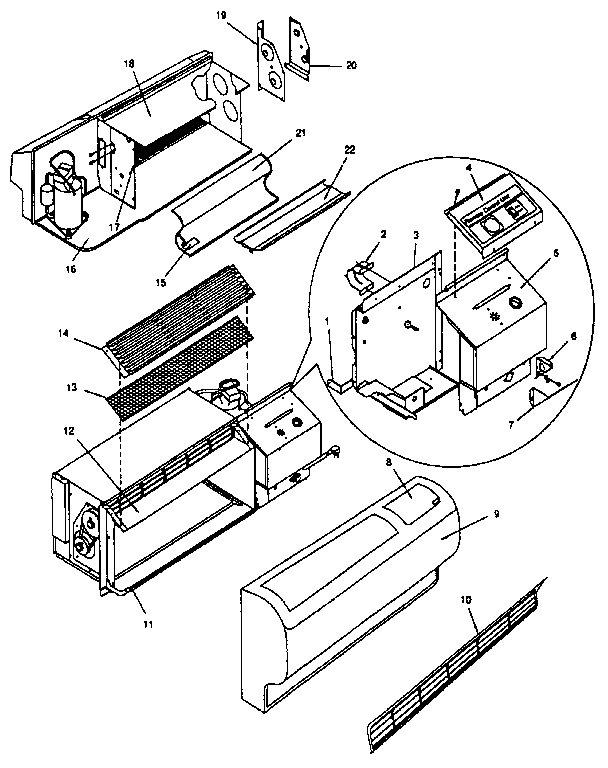 ICP THB07K25RTA non functional diagram