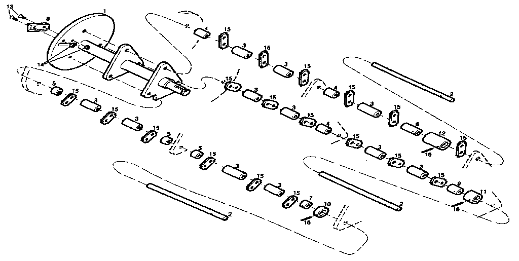 WW Grinder 47019(470190100101-470190199999) cylinder assembly diagram