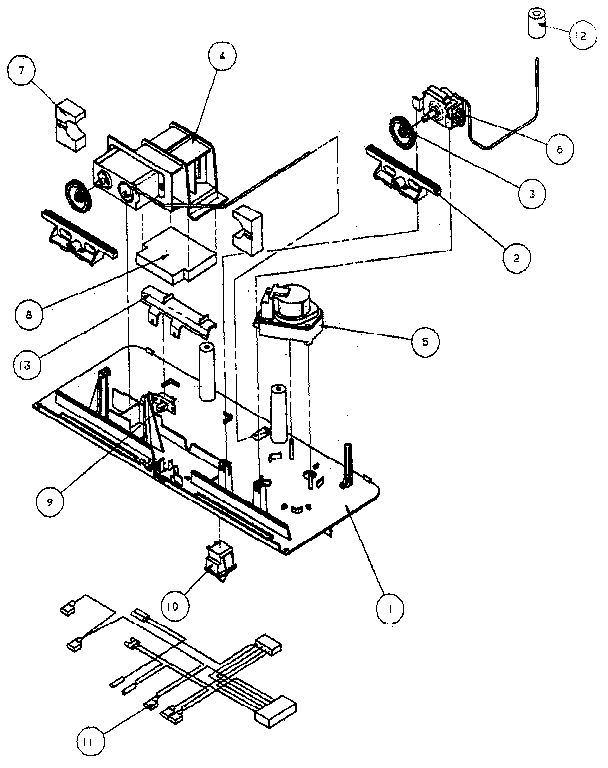 Amana TS18RB-P1158403W control assembly diagram