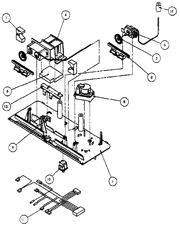 Amana TX18R-P1158404W control assembly diagram