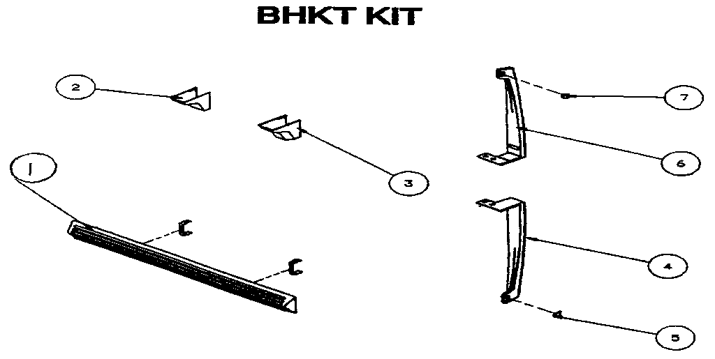 Amana TX18R-P1158404W bhkt kit diagram