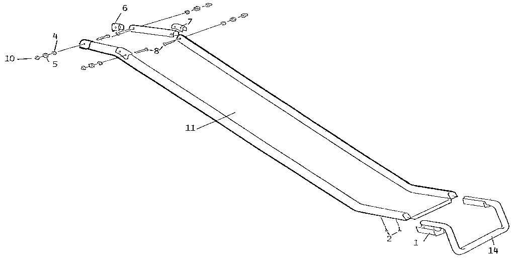 Sears 37210 slide assembly diagram