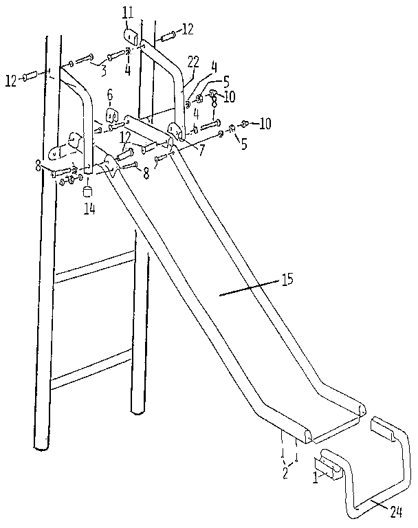 Sears 7868152 slide assembly diagram