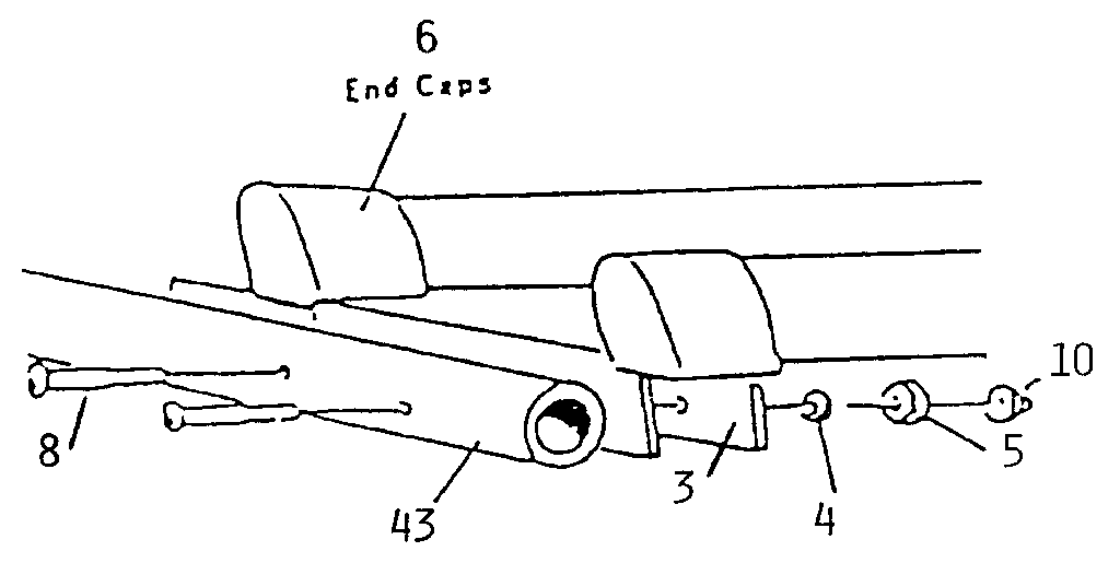 Sears 7868152 slide hardware assembly diagram